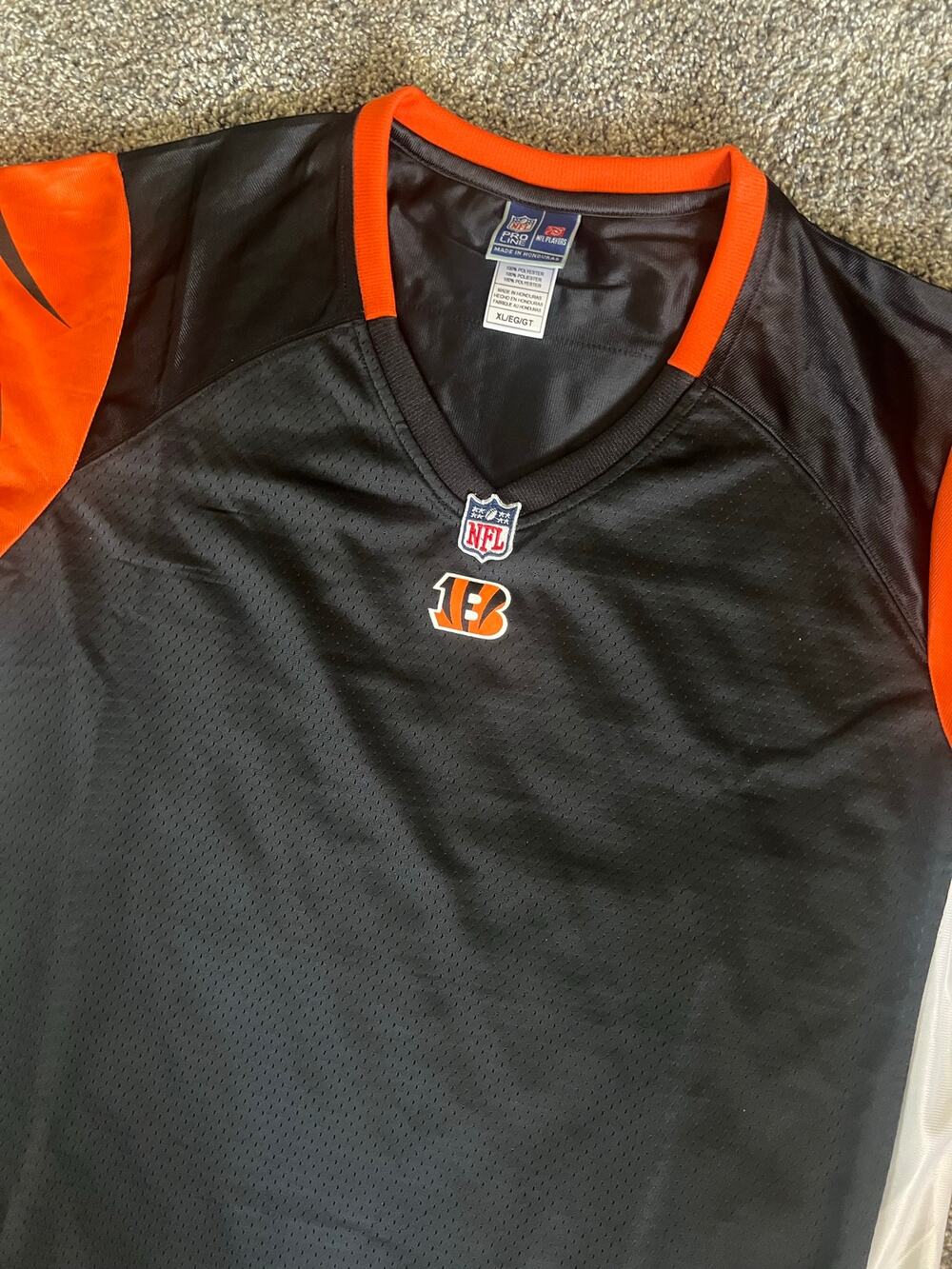 Pro Line NFL Cincinnati Bengals Game Jersey Black XL (NWT) - NO NUMBER
